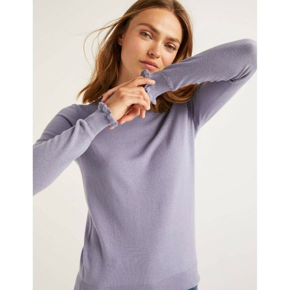 Boden River Lara Sweater Ruffle Mock 